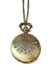 Zelda Collana Orologio Triforce Triforza Link Nichel Free Videogame - Picture 1 of 2