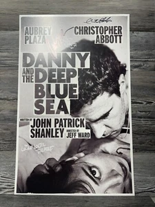 DANNY AND THE DEEP BLUE SEA, CAST SIGNED, BROADWAY WINDOW CARD/POSTER - Bild 1 von 9