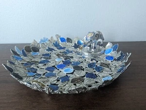 Elefant Schmuck Schale Schmuck Tablett Ring Halter Zinn Loyfar Handwerker Indien wie - Bild 1 von 9