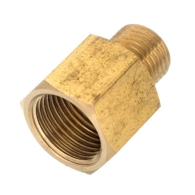 1/4" BSP Male To 3/8" BSP Female Pipe Reducer Hex Thread Adapter Thread Valve