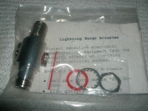 NIB DC-3.0GHz TX RX LIGHTNING 50 OHM N SURGE PROTECTOR FOR RADIO TRANSCEIVER - Picture 1 of 5