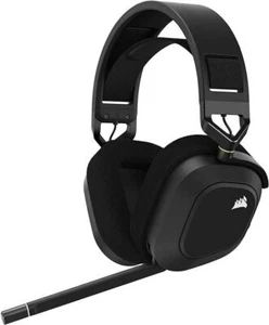 CORSAIR HS80 Carbon RGB Wireless Premium Gaming Headset with Spatial Audio - Picture 1 of 6