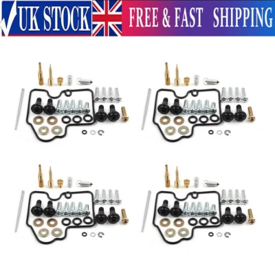 4 Sets Carburetor Carb Repair Rebuild Kit Fit 1999-2002 Yamaha YZF R6 600 UK - Image 1 of 4