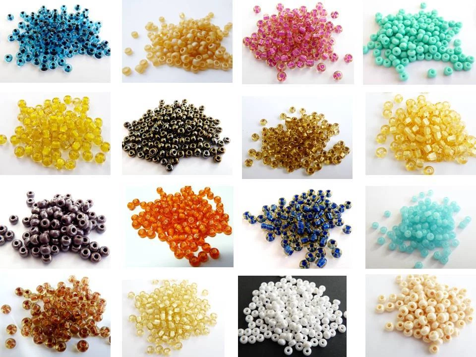 20 (g) 5/0 6/0 PRECIOSA CZECH GLASS ROUND ROCCAILLE SEED BEADS - 44 COLOURS  - Image 1 of 1