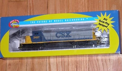 HO ATHEARN 93514 SD38 CSX # 2457 DCC QUICK PLUG EQUIPPED - Image 1 of 3