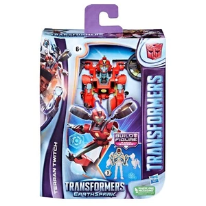 HASBRO TRANSFORMERS ANIMATED EARTHSPARK DELUXE TERRAN TWITCH BAF MANDROID FIGURE - Picture 1 of 4