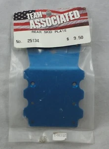 Team Associated Monster GT MGT Blue Alloy Rear Skid Plate ASC25134 - Picture 1 of 2