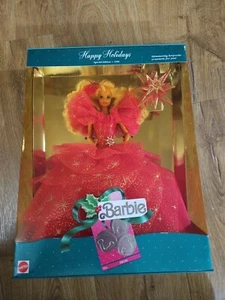 Mattel Happy Holidays Barbie Doll Special Edition 1990 - Picture 1 of 8
