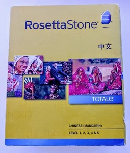Rosetta Stone-Chinese (Mandarin)-Levels 1 2 3 4 5 Used No Headphones - Picture 1 of 7