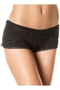 sexy MUSIC LEGS ruffled PANTY ruffles BOOT shorts HOT pants PANTIES boyshorts - Picture 1 of 3
