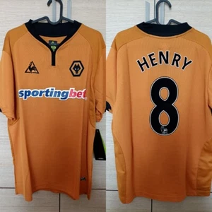 Maglia Calcio Wolverhampton  Football Shirt Henry   2009 2010 le coq Trikot  - Foto 1 di 6