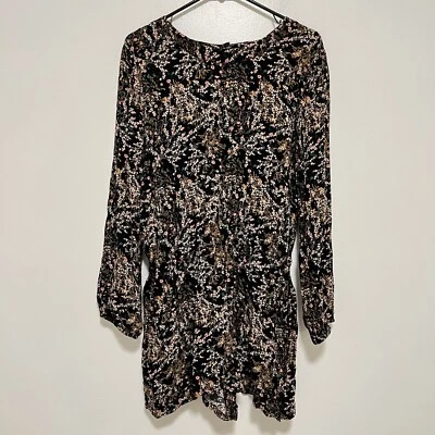 Mameluco arrugado manga larga floral junior estampado Tora de O’Neill para mujer talla XL Foto 1 de 4