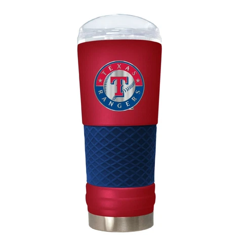 TEXAS RANGERS, 24oz DRAFT STAINLESS STEEL, TUMBLER FROM GAP  WITH LID INCLUDED Cover