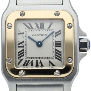 CARTIER Santos Galbe SM Watch Two-tone W20012C4 K18YG/Stainless Steel WomenW... - Picture 1 of 5