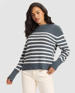 Cozy Earth Damen Rowan Pullover, Farbe Dawn/Bone Stripe, Größe 'S' WRSDBSS9544 - Bild 1 von 18