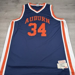 Camiseta deportiva de los Tigres de Burno Rojizo para hombre 60 NCAA Charles Barkley 34 retro True School - Imagen 1 de 10
