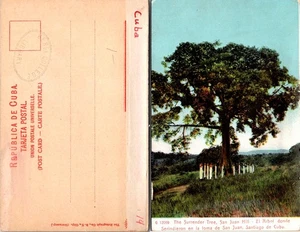 Postcard The Surrender Tree San Juan Hill Cuba Colorful Landscape - Picture 1 of 1