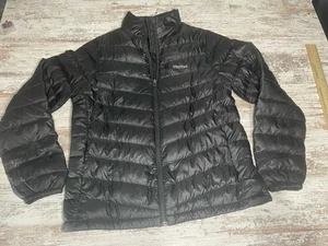 MARMOT Puffer Goose Down 800 Fill Jacket Women’s X-Large Black Full Zip - Picture 1 of 6