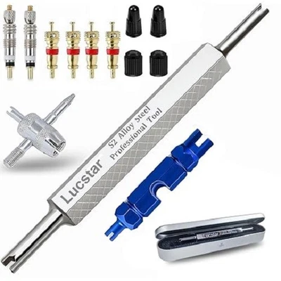 Lucstar R134A R12 A/C HVAC Aire Acondicionado Schrader Válvula Núcleo Herramienta de Extracción, Neumático Foto 1 de 4