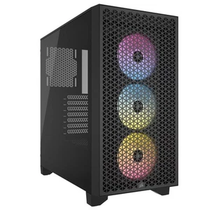 Boîtier tour moyenne Corsair 3000D Rgb Airflow noir - Photo 1/1