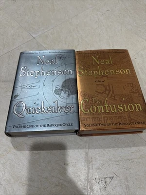 Volume1 & 2-The Baroque Cycle Series Neal Stephenson HCDJ 1st Edition 1st Print - Image 1 of 4