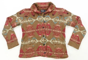 Rare Vintage American Living Southwestern Shawl Collar Cardigan Sweater 2010s WMNS L - Bild 1 von 7