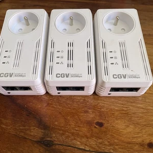 Lot de 3 Kit CPL ADSL CGV /tbe - Foto 1 di 8