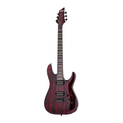 Schecter C-1 Silver Mountain 6弦右手电吉他(血月) — 第 1/4 张图片