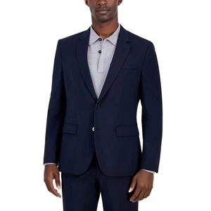 Hugo Boss Abrigo Deportivo Para Hombres 44R Azul Marino Karl Ajuste Moderno Dos Botones Blazer Traje Chaqueta - Imagen 1 de 9