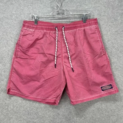 Bañador Vineyard Vines Para Hombres Grande Rosa Forrado Board Shorts Surf Playa Preppy - Imagen 1 de 4
