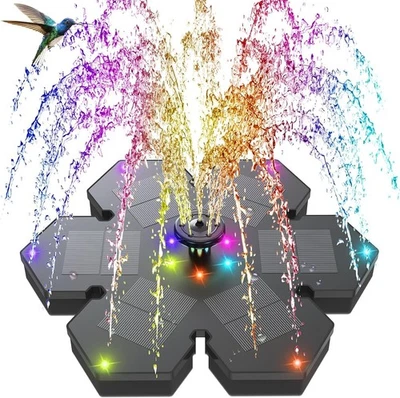 Fuente Flotante Bomba De Agua Energía Solar Para Estanque De Jardín Piscina Casa - Image 1 of 4