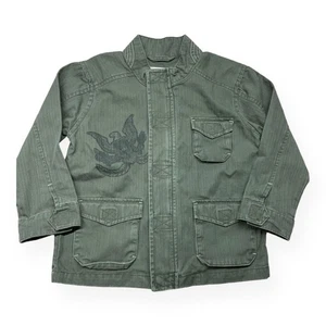 Utility Marke Baumwolljacke 5T Armee grün Canvas Adler Militärstil Americana - Bild 1 von 6