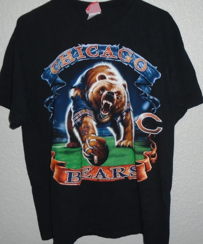 Camiseta de fútbol americano vintage Y2K Chicago Bears NFL grande Foto 1 de 2