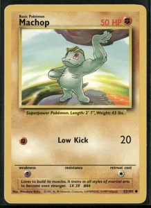 Base Set #052/102 Machop - Picture 1 of 2