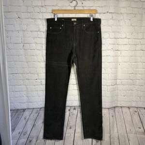 J Crew Hose Herren 33X34 Grau 770 Gerades Bein Cord Stretch Freizeit - Bild 1 von 13