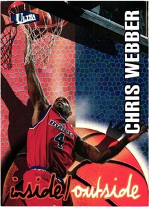 1997-98 Fleer Ultra Inside/Outside Insert #9 Chris Webber Bullets - Bild 1 von 2