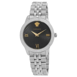Versace Greca Signature Quartz Black Dial Ladies Watch VEVC00419 - Picture 1 of 3