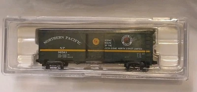 Northern Pacific TEXNRAILS Car No 98583 N-scale Intermountain 1937 AAR Boxcar - Image 1 of 4