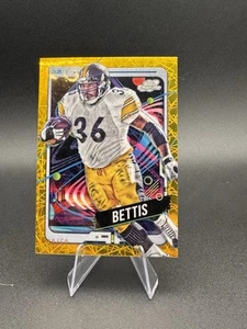 2024 Topps Cosmic Football #82 Jerome Bettis refractores interestelares dorados - /50 - Imagen 1 de 2