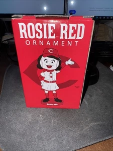 NUOVO Cincinnati Reds Rosie Red Decorazione Natalizia - Foto 1 di 5