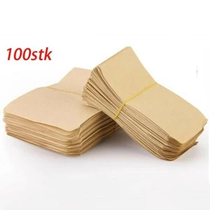 100pcs Paper Bags Bag Coin Easy Write Favors Gifts Mini Packets Storage - Picture 1 of 8