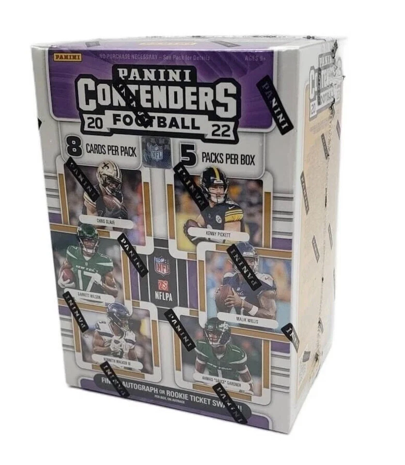 Panini 2022 Contenders Football Blaster Box - 40 Cards 1 Auto Or Mem Top Rookies - Image 1 of 1