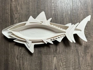 3- Fish Food Nesting Dishes By Hoobbe Winnif Pang & Jason Pang Shark - Picture 1 of 3