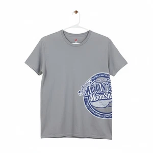 Moon Pie Moonshine T-Shirt XL Hanes grau Grafik Tee "With A Kick" Whiskey Drink - Bild 1 von 6