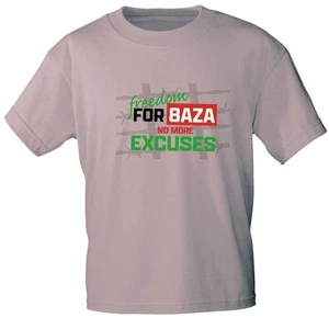 T-Shirt mit Print Textildruck - Freedom For 8AZA No More Excuses - 85225 Mauve . - Bild 1 von 2