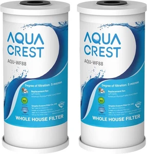 AQUA CREST FXHTC 5 Micron 10"x4.5" Whole House Water Filter,Replacement for GE® - Picture 1 of 9