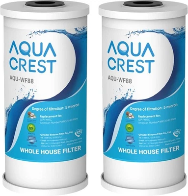 AQUA CREST FXHTC 5 Micron 10"x4.5" Whole House Water Filter,Replacement for GE® - Image 1 of 4