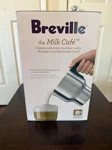 Breville Milk Cafe Milk Frother / Steamer BMF600XL Brushed Stainless Steel - Picture 1 of 5