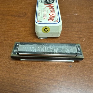 Armónica Banda Marina M Hohner con Caja Original Llave C 1896 A440 Alemania - Imagen 1 de 5