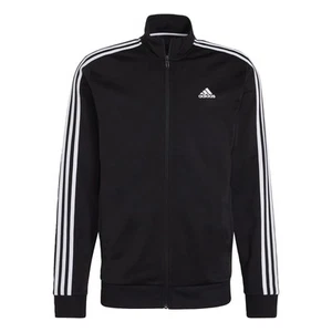adidas Men's Essentials Warm-Up 3-Stripes Track Top, Black/White, 5X-Large - Picture 1 of 9